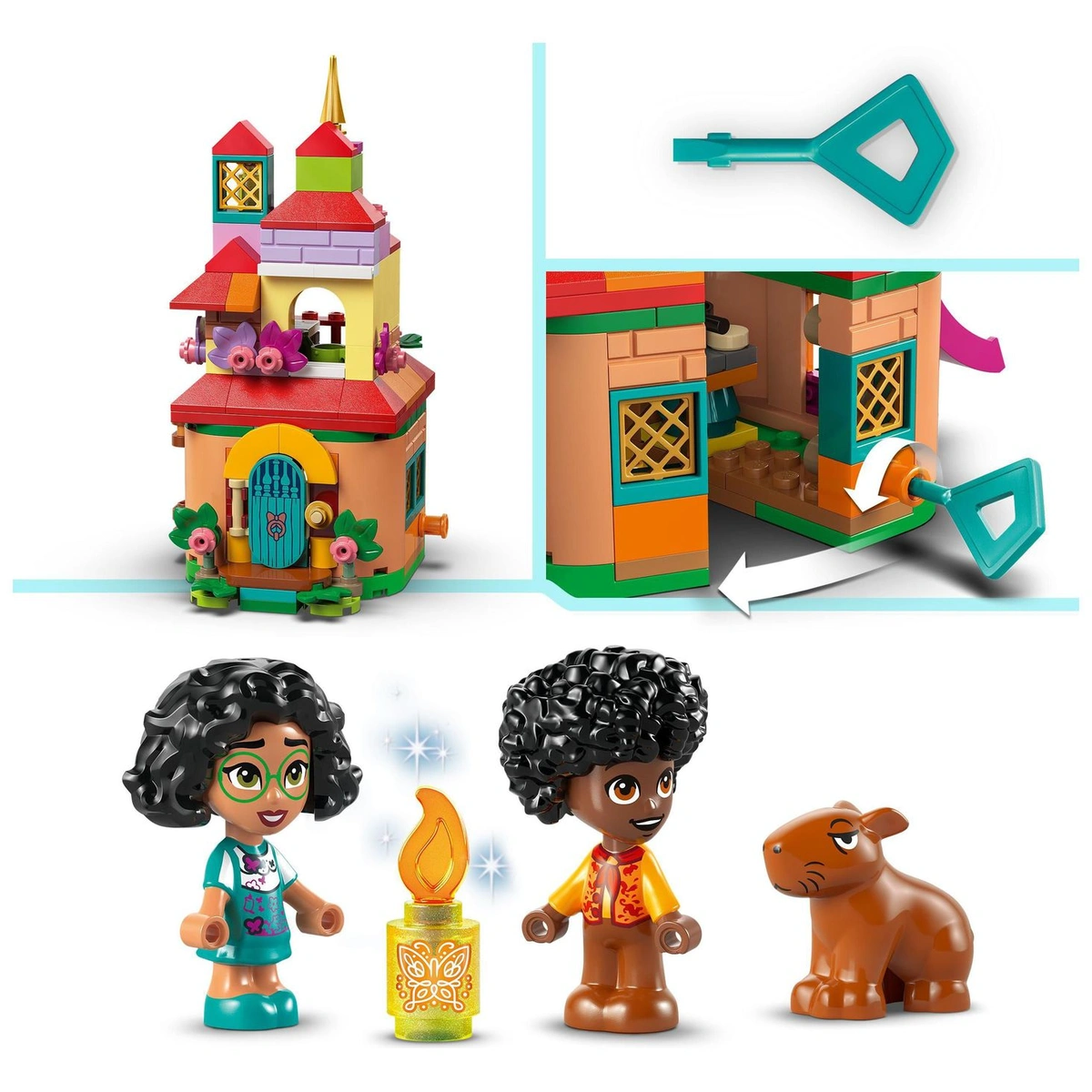LEGO Disney Encanto Mini House Set with Minidolls 43261