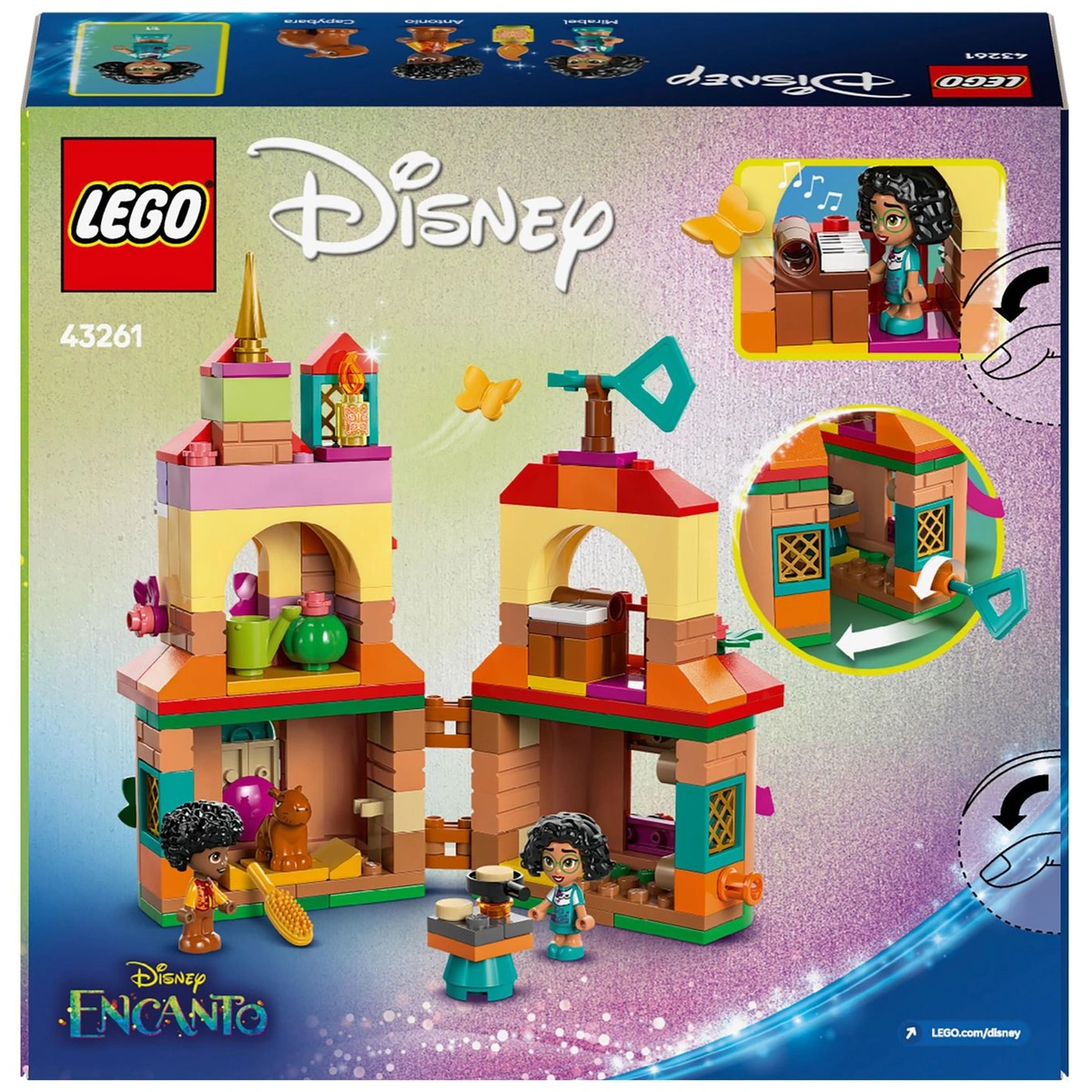 LEGO Disney Encanto Mini House Set with Minidolls 43261