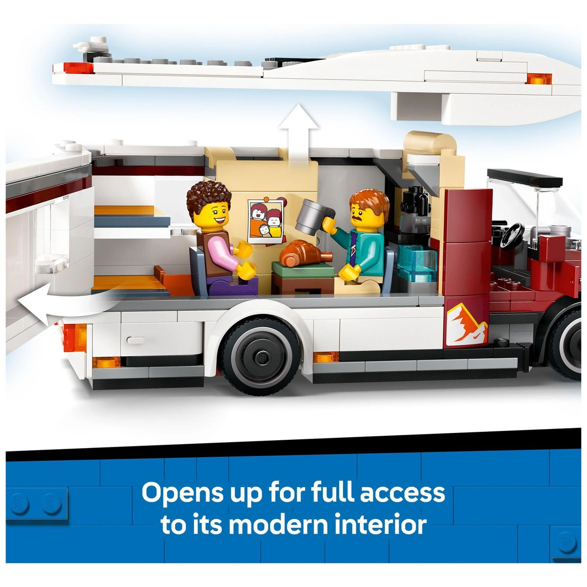 LEGO City Holiday Adventure Camper Van Toy Vehicle Set 60454