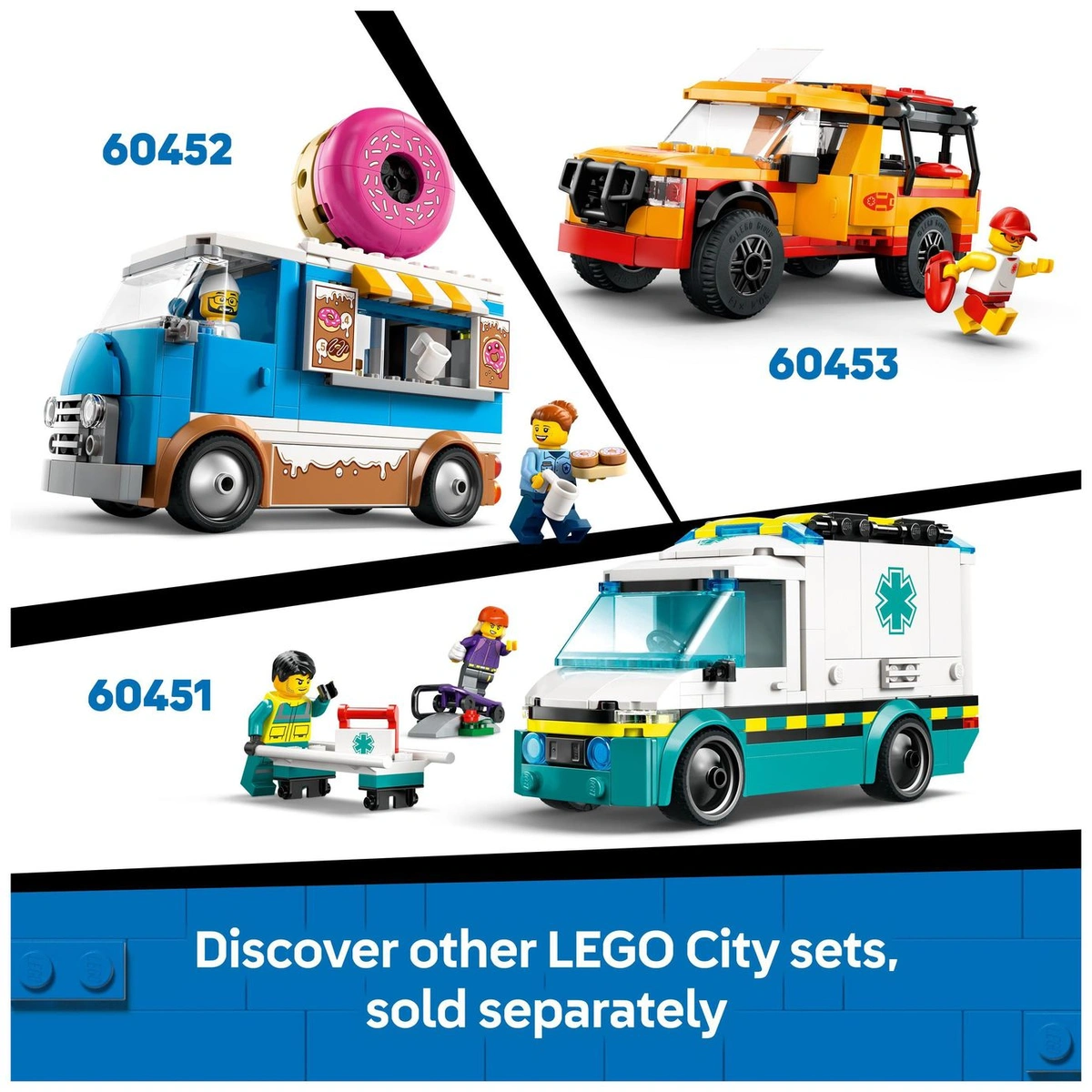 LEGO City Holiday Adventure Camper Van Toy Vehicle Set 60454