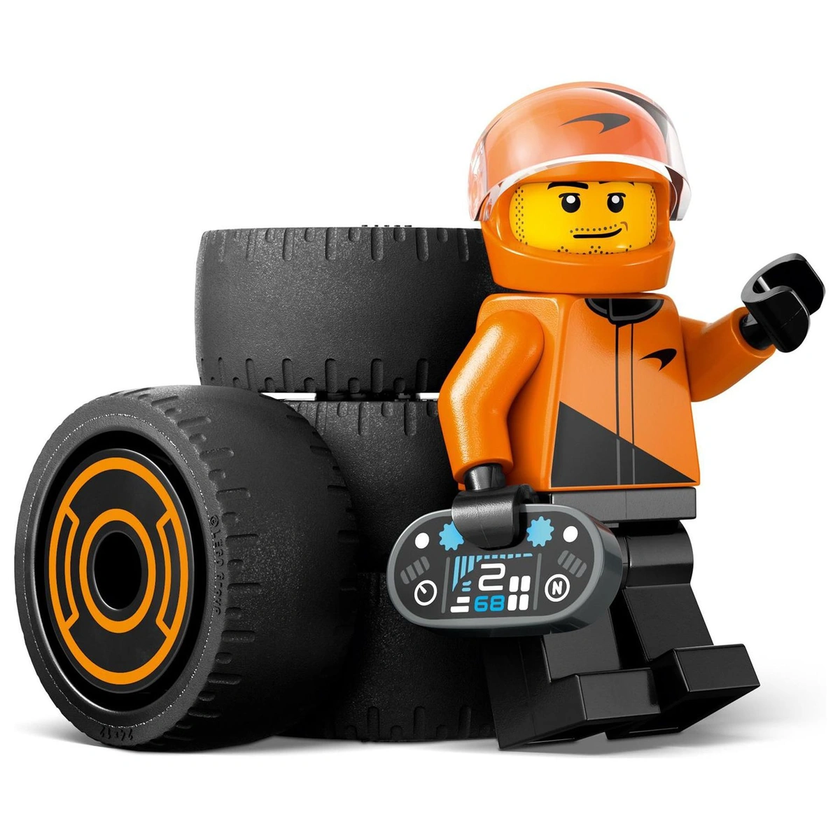 LEGO City F1 Driver with McLaren Race Car Toy Playset 60442