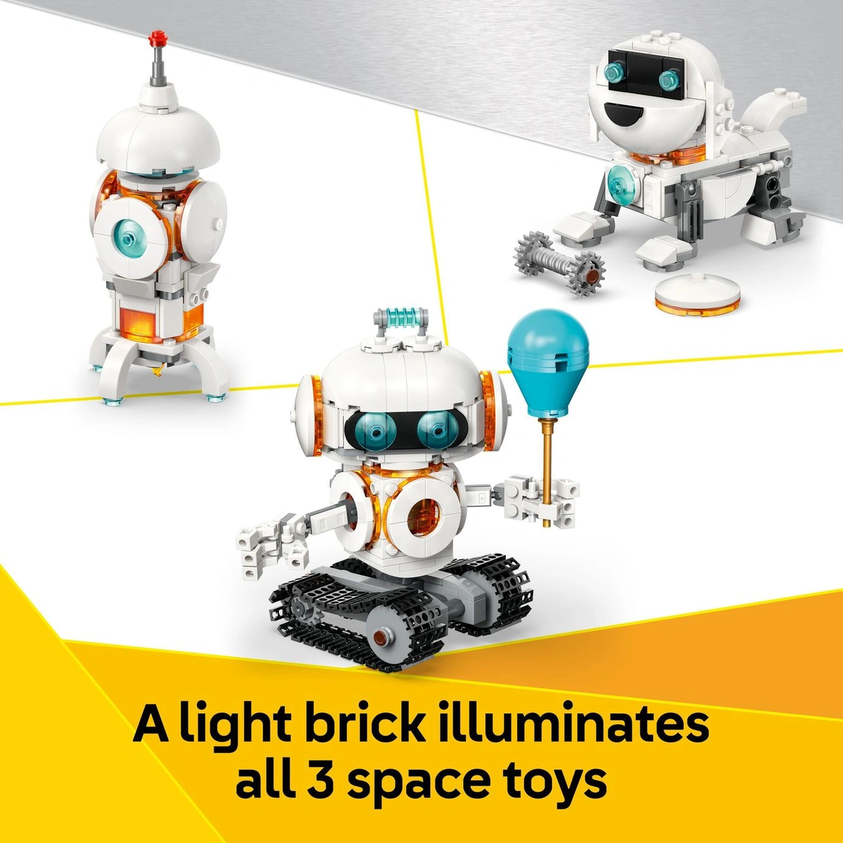 LEGO Creator 3in1 Space Robot Toy, Kids' Building Set 31164