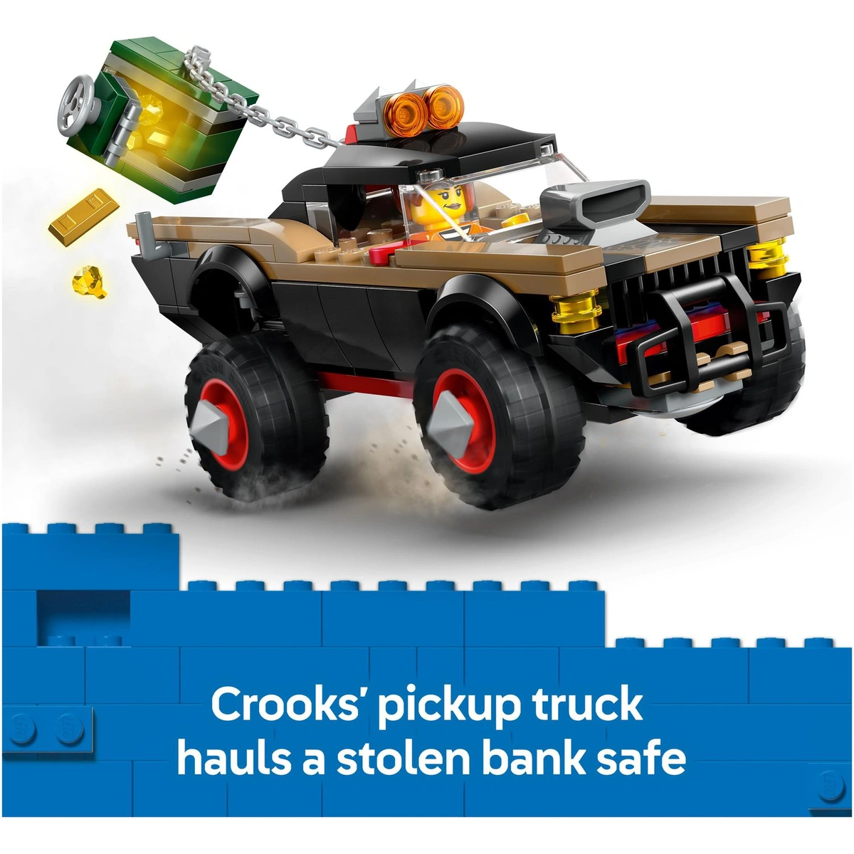LEGO City Off-Road Police Car Chase, Building Toy Set 60449