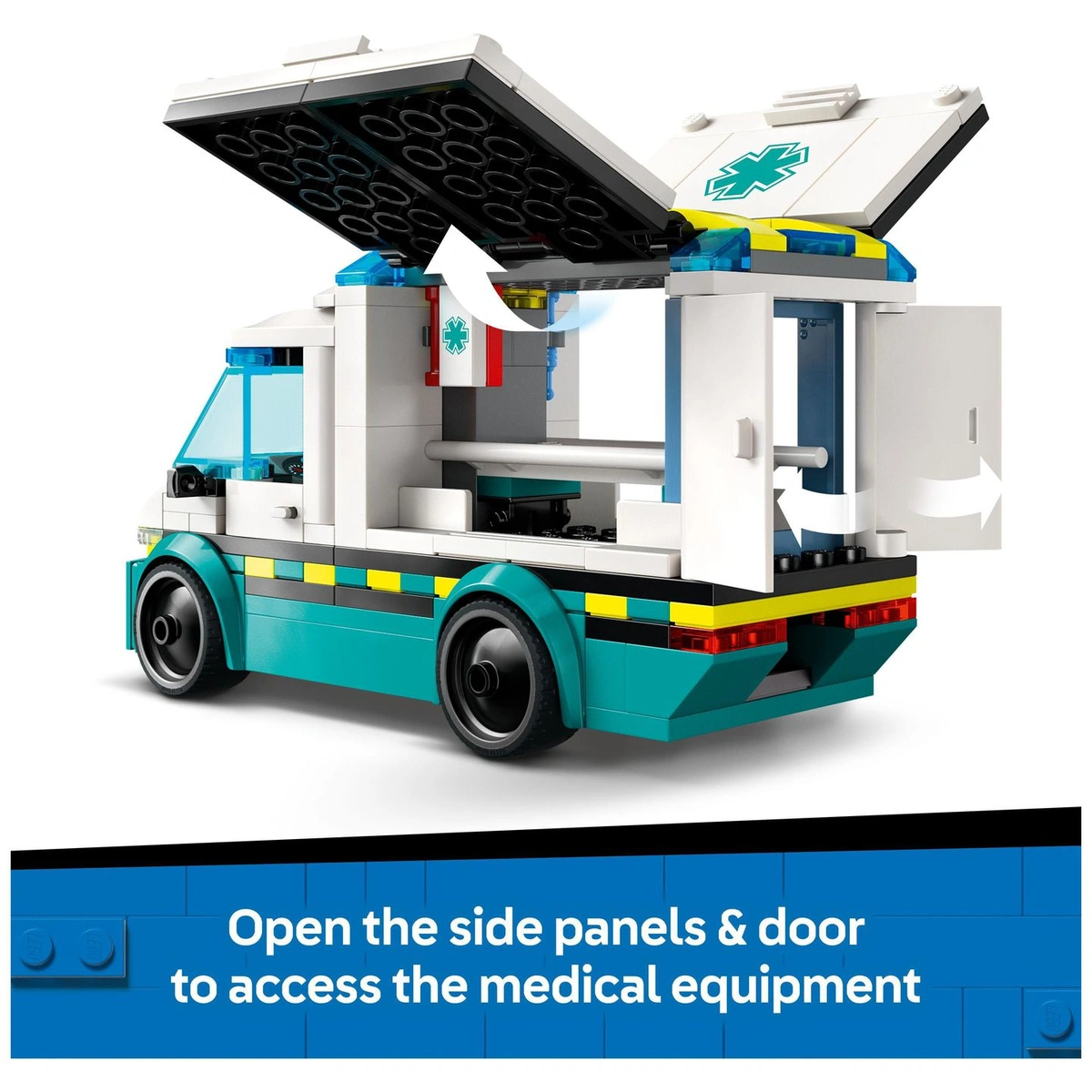 LEGO City Emergency Ambulance Toy Set with Minifigures 60451