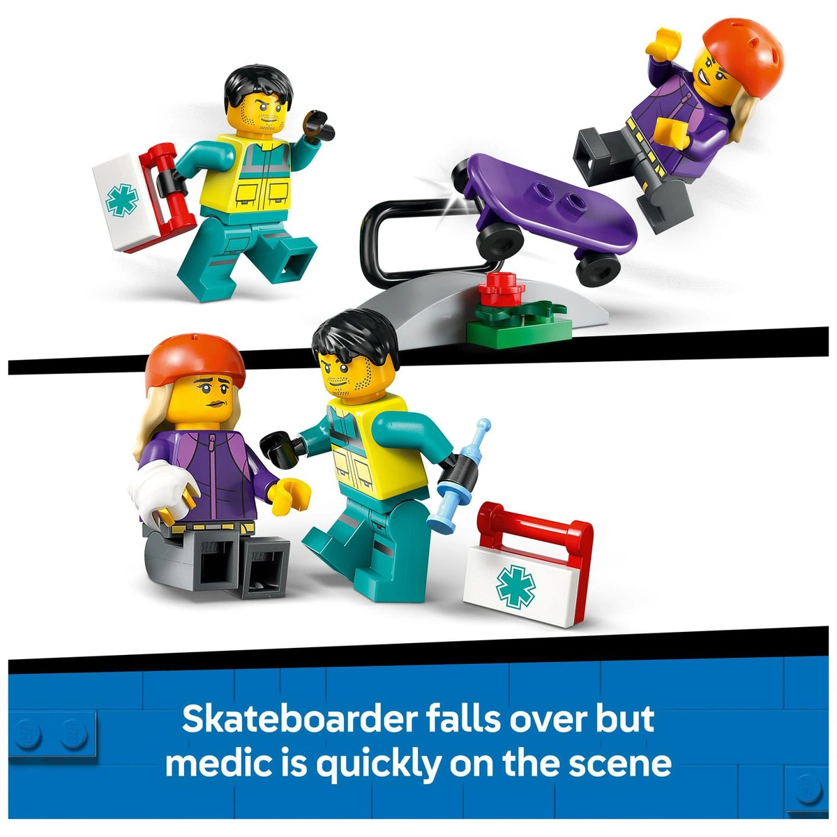 LEGO City Emergency Ambulance Toy Set with Minifigures 60451