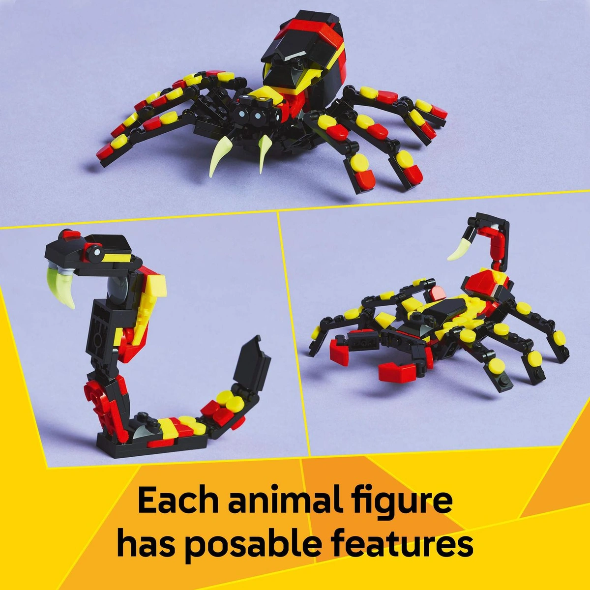 LEGO Creator 3in1 Wild Animals: Surprising Spider Toy 31159