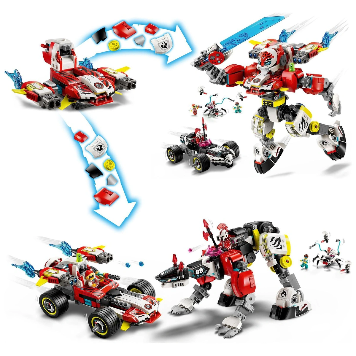 LEGO DREAMZzz 2in1 Cooper's Tiger Mech, Zero's Hot Rod 71497