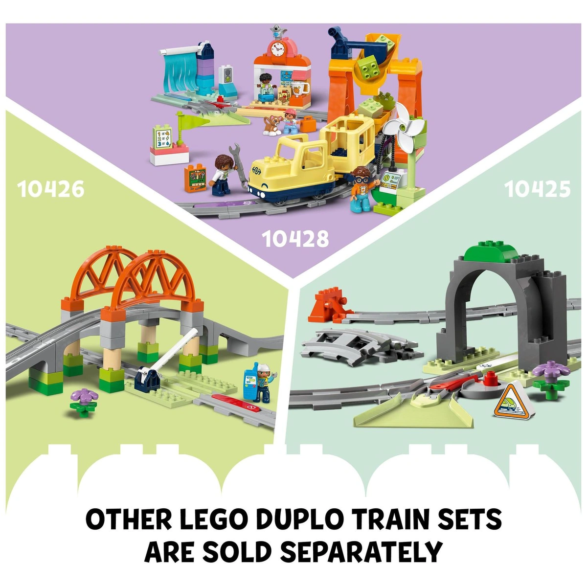 LEGO DUPLO Interactive Adventure Train Building Toy 10427