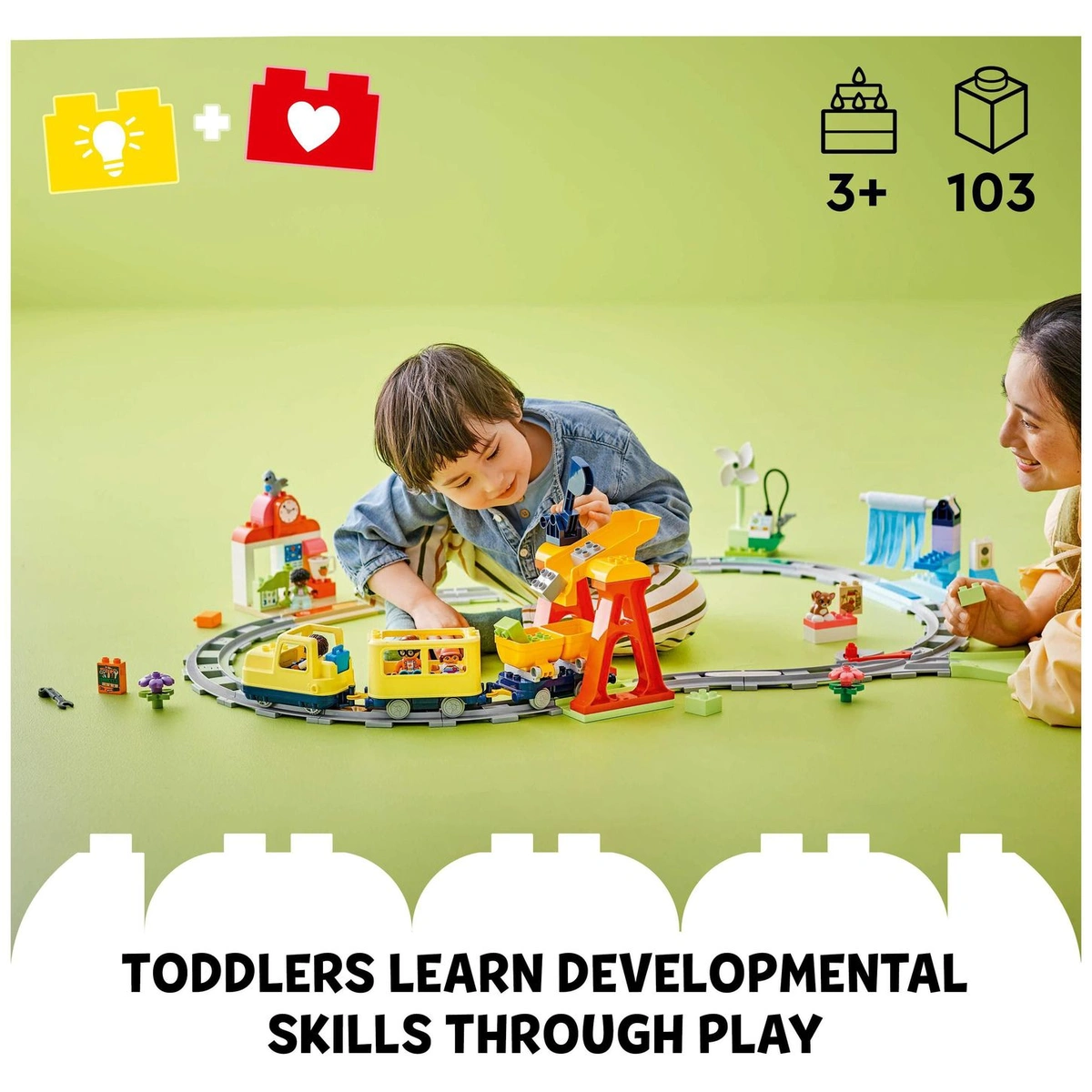 LEGO DUPLO Big Interactive Community Toy Train Set 10428