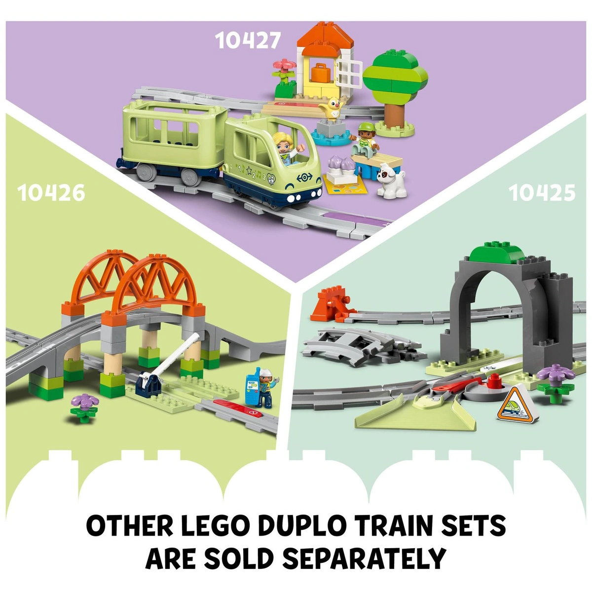 LEGO DUPLO Big Interactive Community Toy Train Set 10428