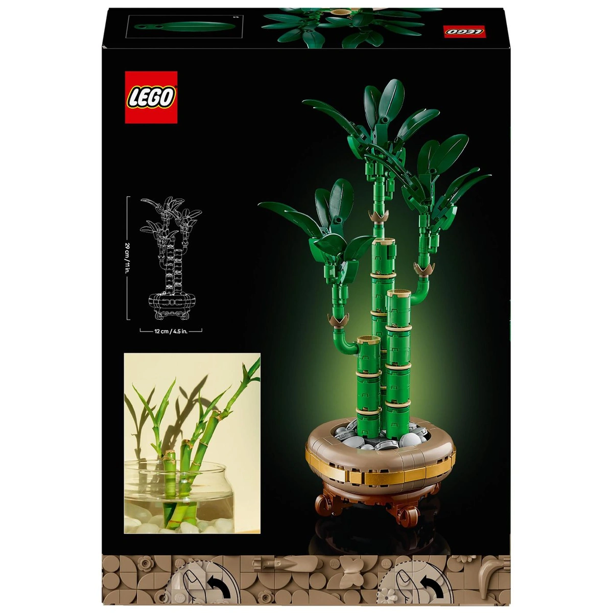 LEGO Botanicals Lucky Bamboo Artificial Plant Set 10344