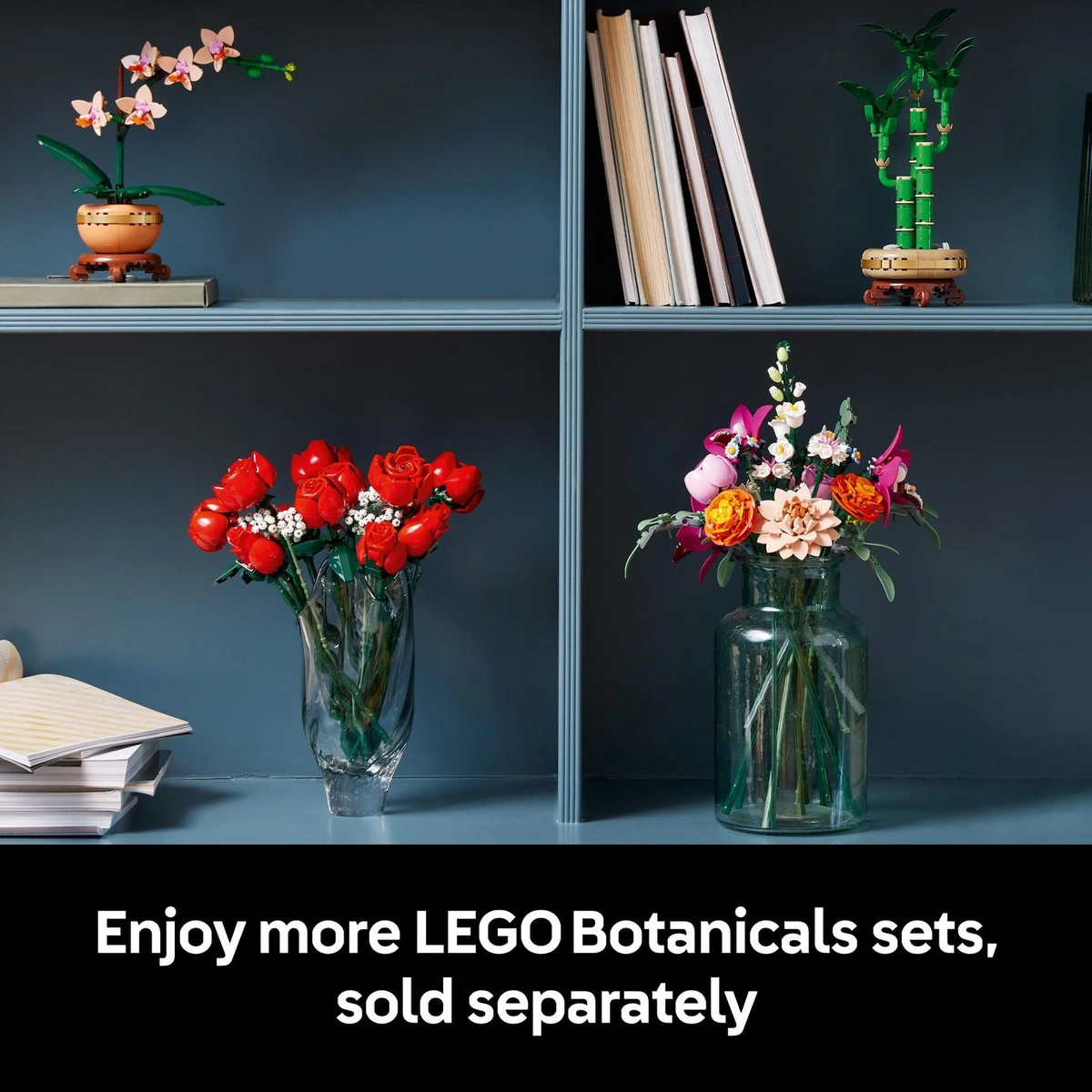 LEGO Botanicals Pretty Pink Flower Bouquet Decor Set 10342
