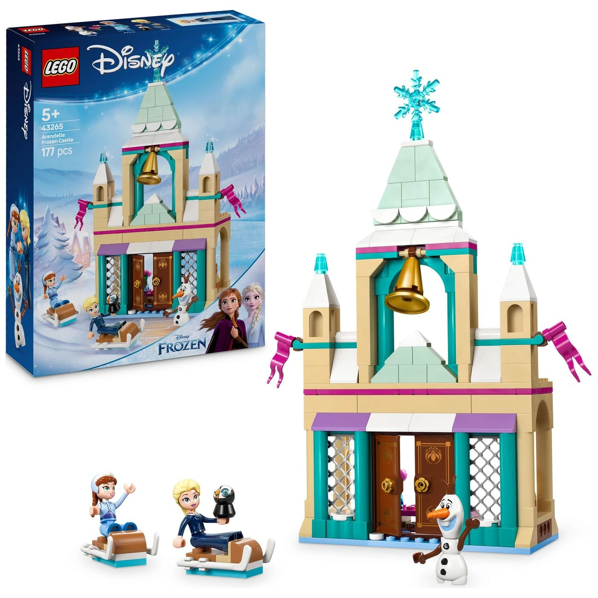 LEGO Disney Arendelle Frozen Castle Building Toy Set 43265