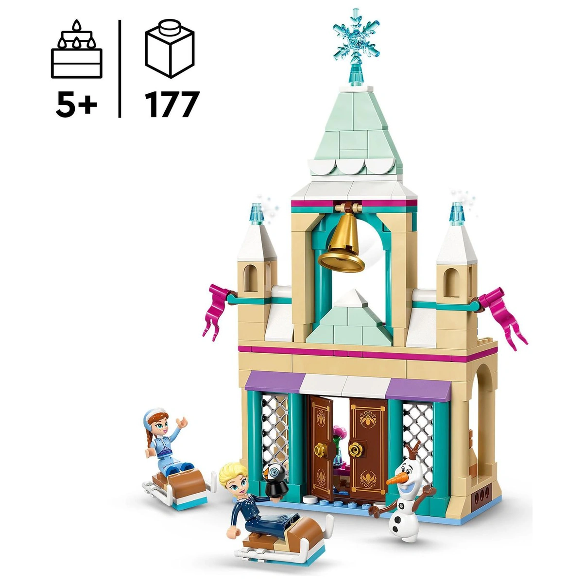 LEGO Disney Arendelle Frozen Castle Building Toy Set 43265