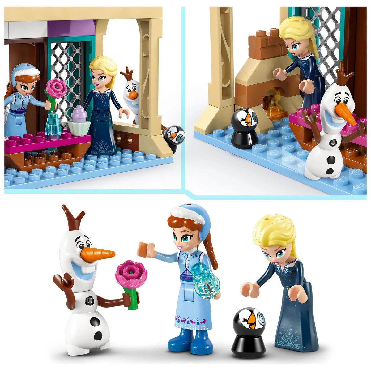 LEGO Disney Arendelle Frozen Castle Building Toy Set 43265