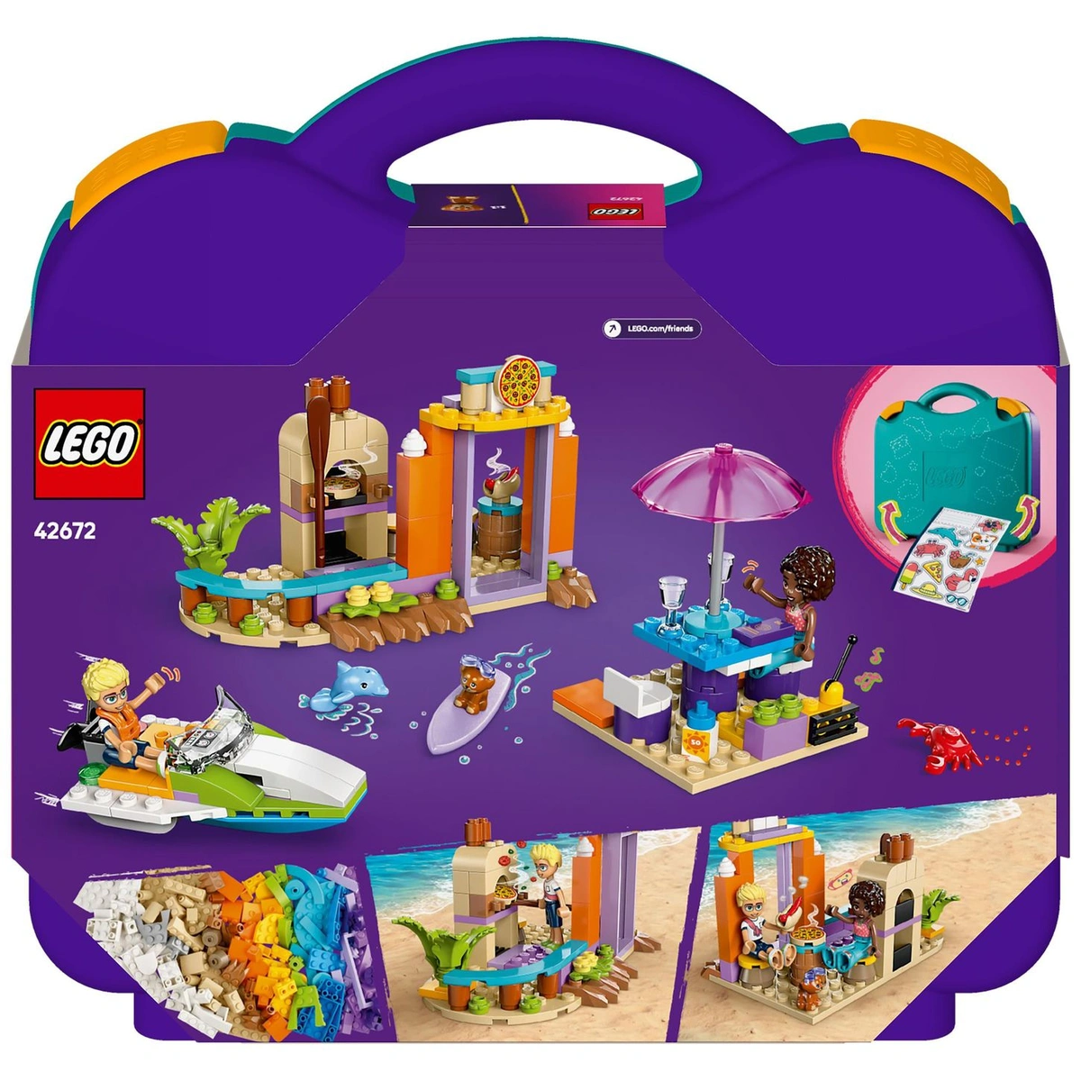 LEGO Friends 2in1 Creative Beach and Travel Suitcase 42672