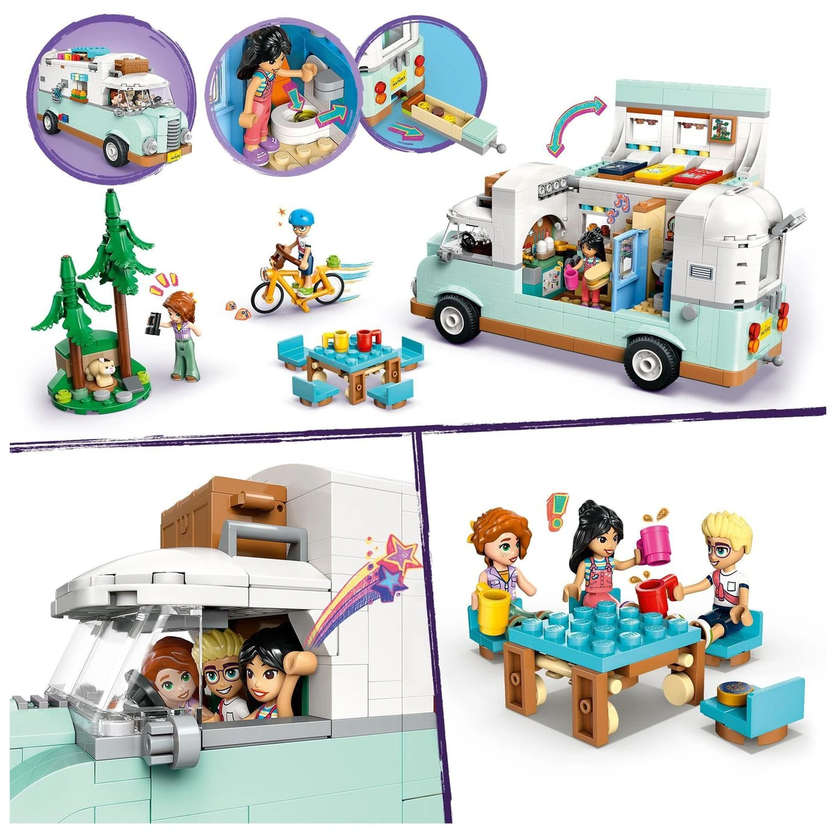 LEGO Friends Friendship Camper Van Adventure Toy Set 42663