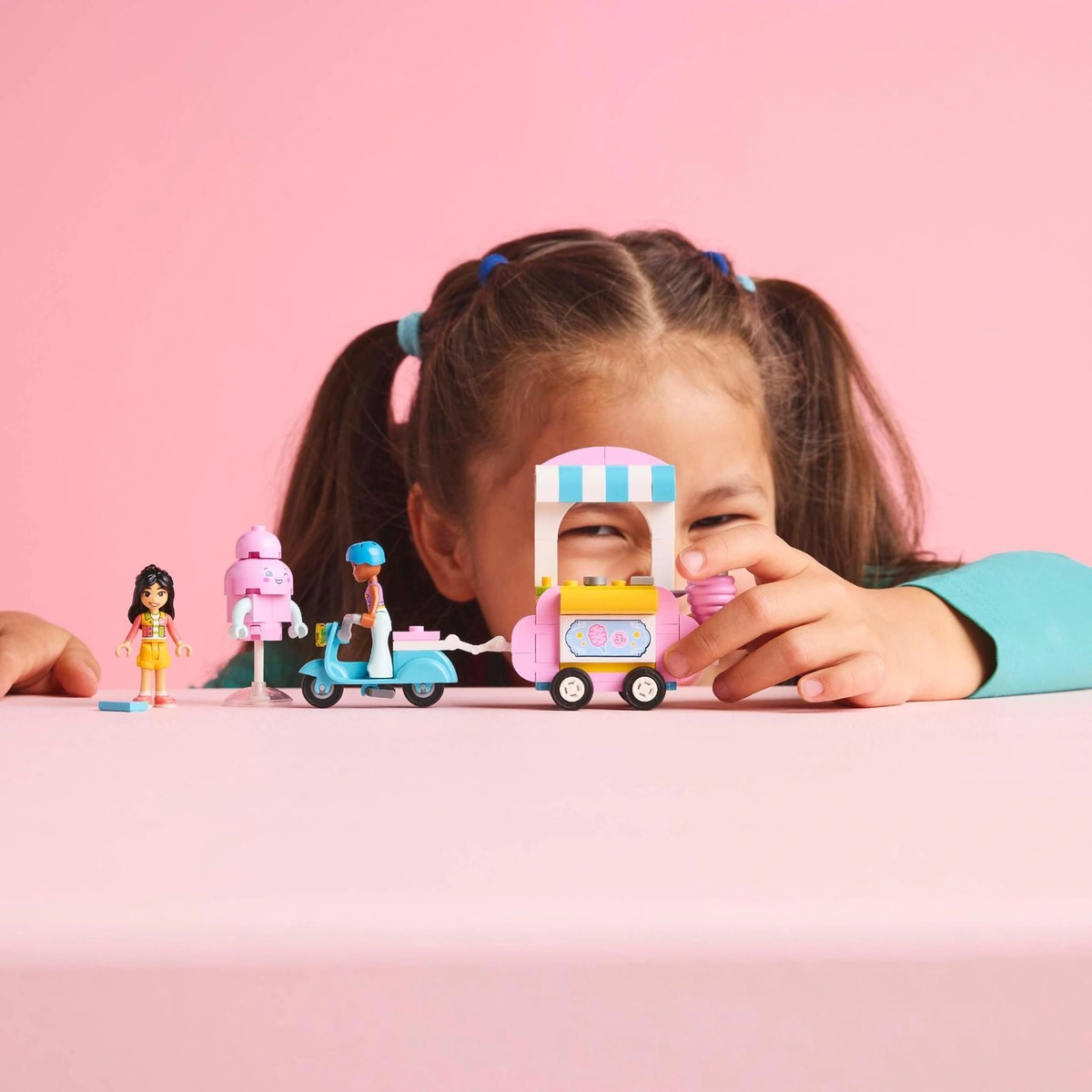 LEGO Friends Candyfloss Stand and Scooter Food Toy Set 42643