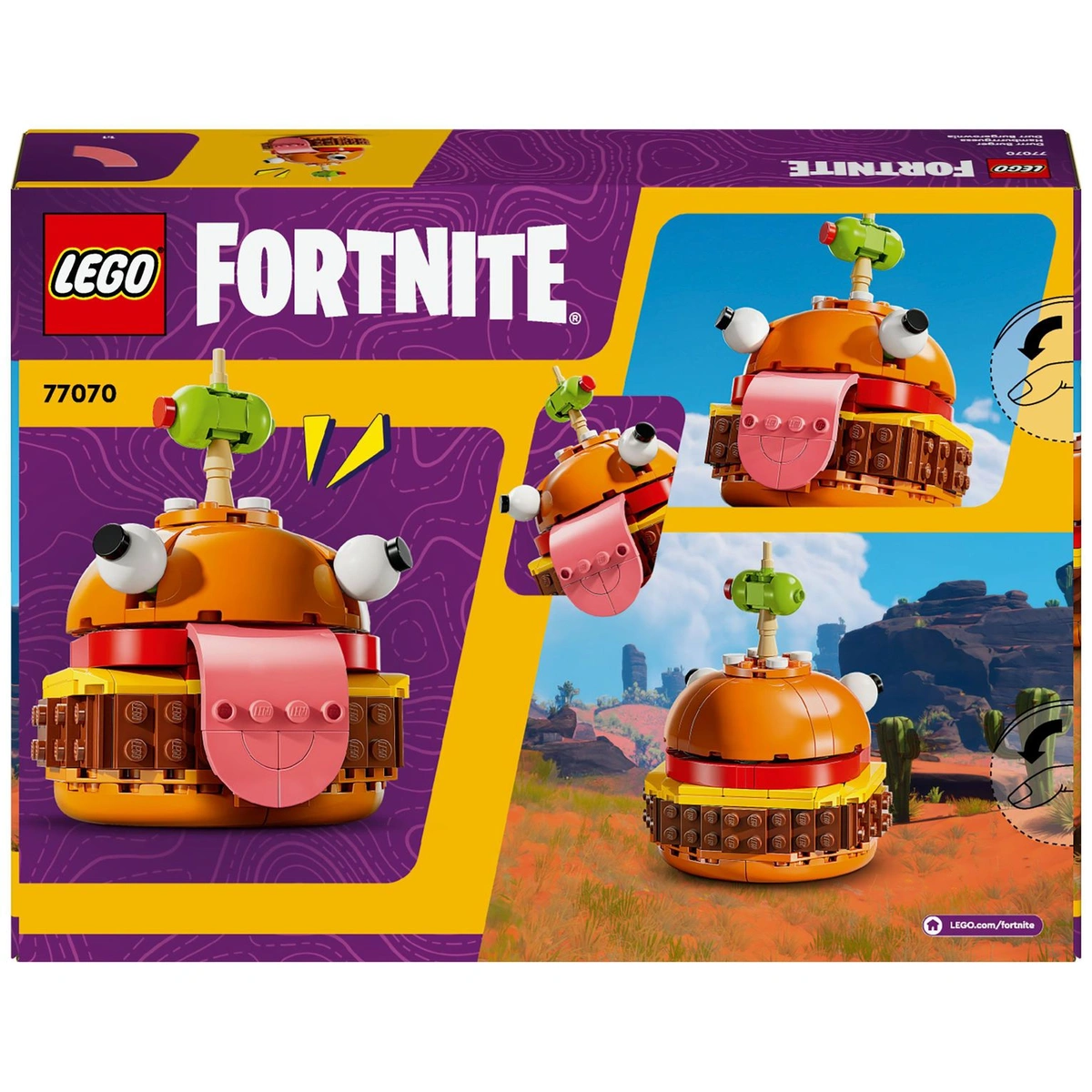 LEGO Fortnite Durrr Burger Character Building Toy Set 77070