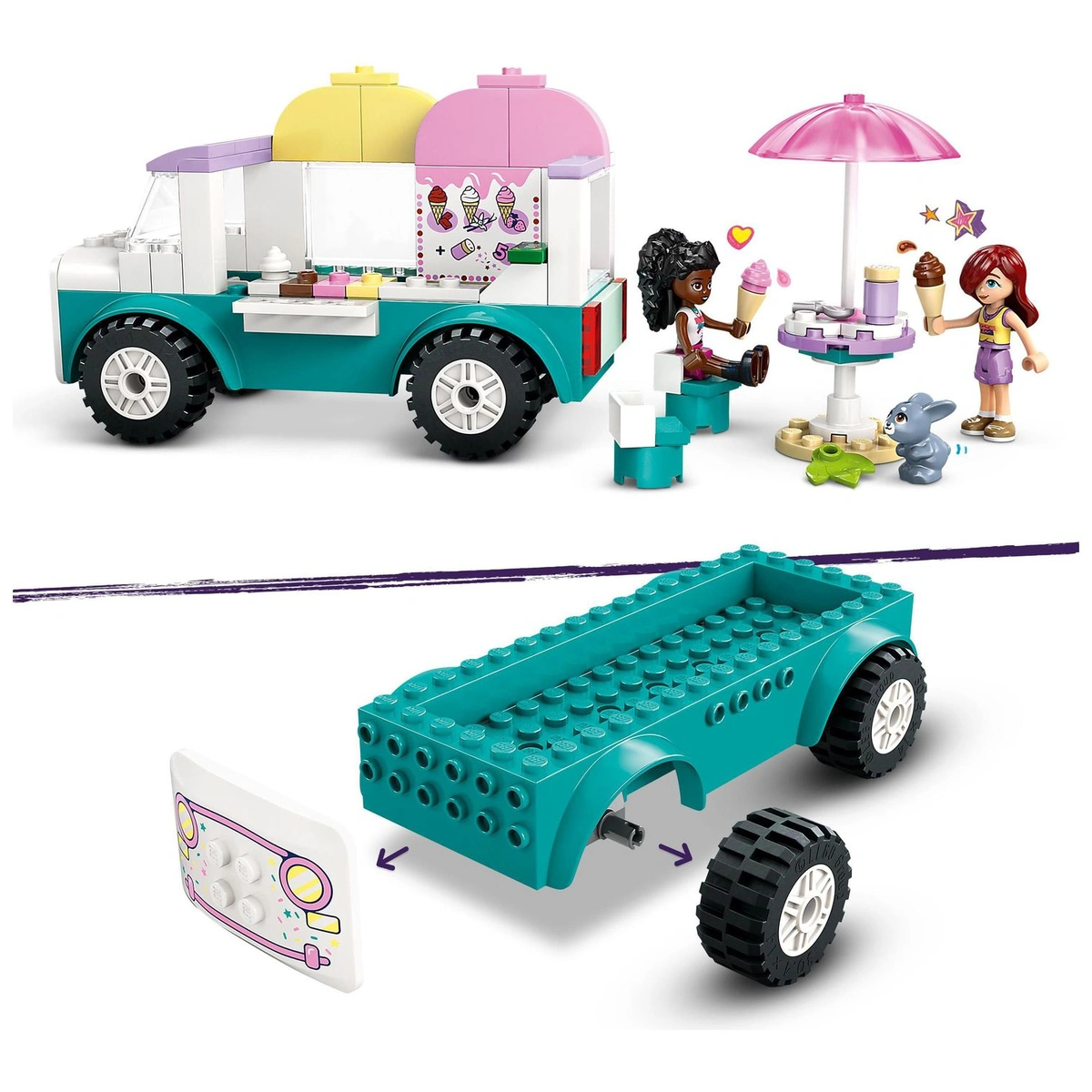 LEGO Friends Heartlake City Ice Cream Van Creative Toy 42644