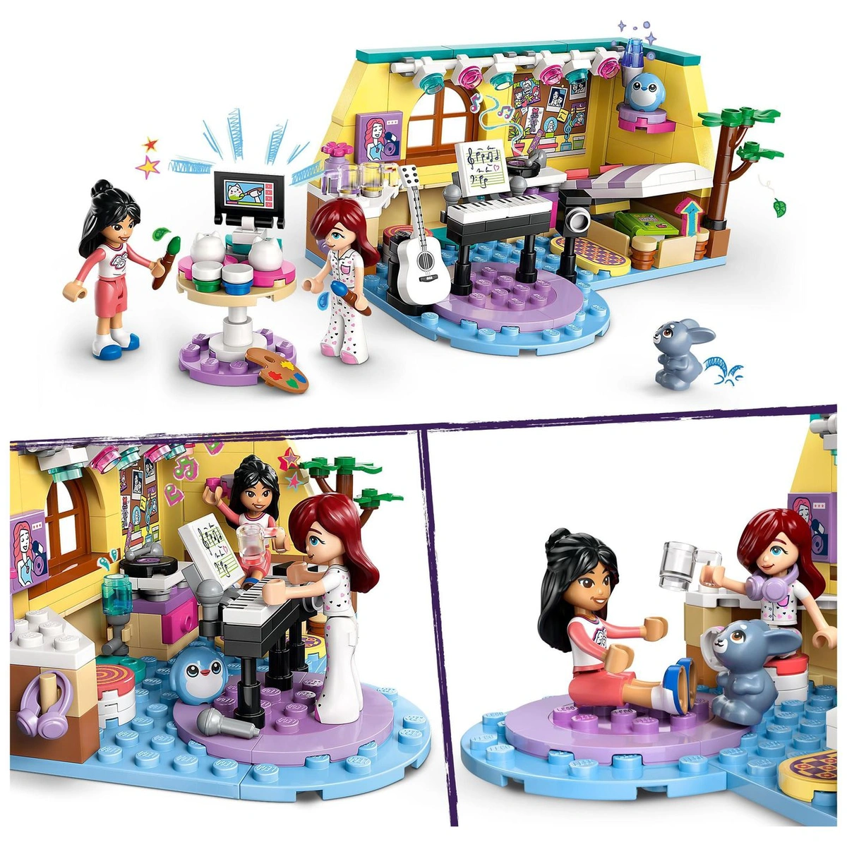 LEGO Friends Paisley's Room Set with Toy Instruments 42647
