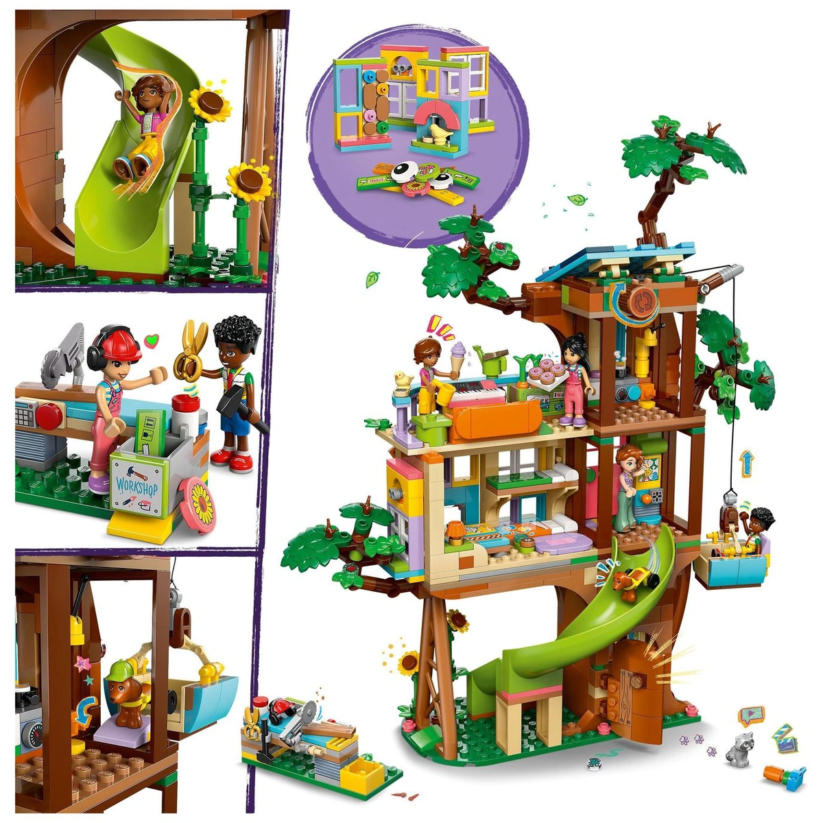 LEGO Friends Friendship Tree House Hangout Toy Playset 42652