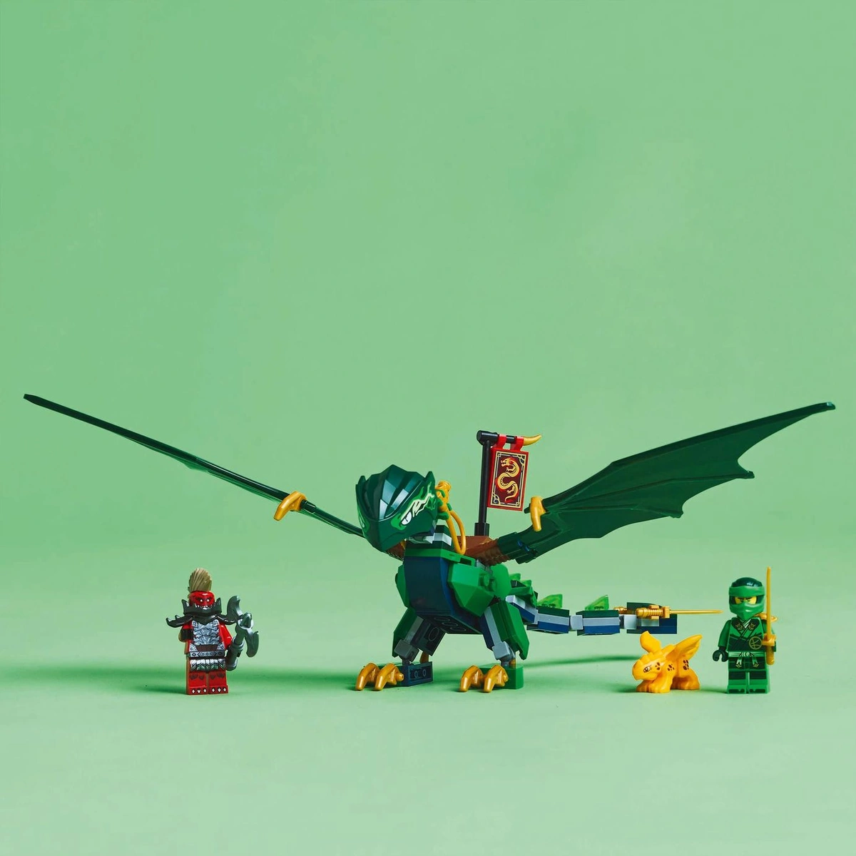 LEGO NINJAGO Lloyd's Green Forest Dragon Toy for Kids 71829