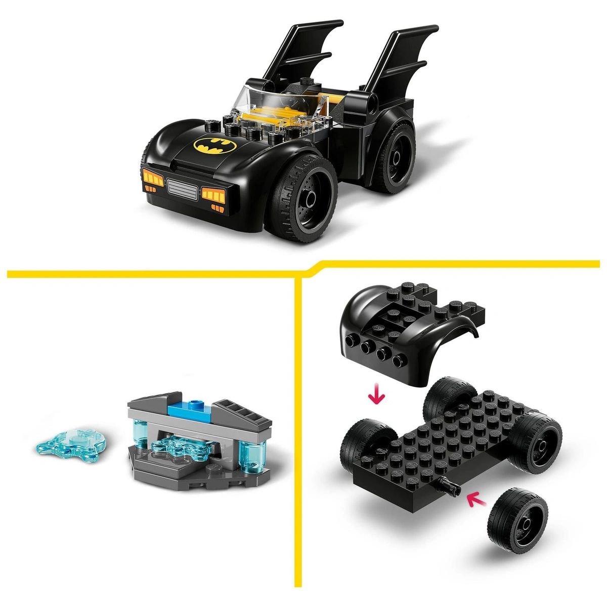 LEGO DC Batman & Batmobile vs. Mr. Freeze Car Toy Set 76301
