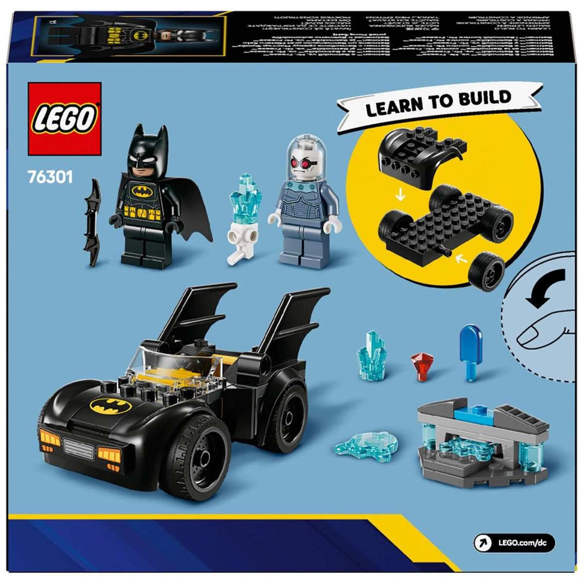 LEGO DC Batman & Batmobile vs. Mr. Freeze Car Toy Set 76301