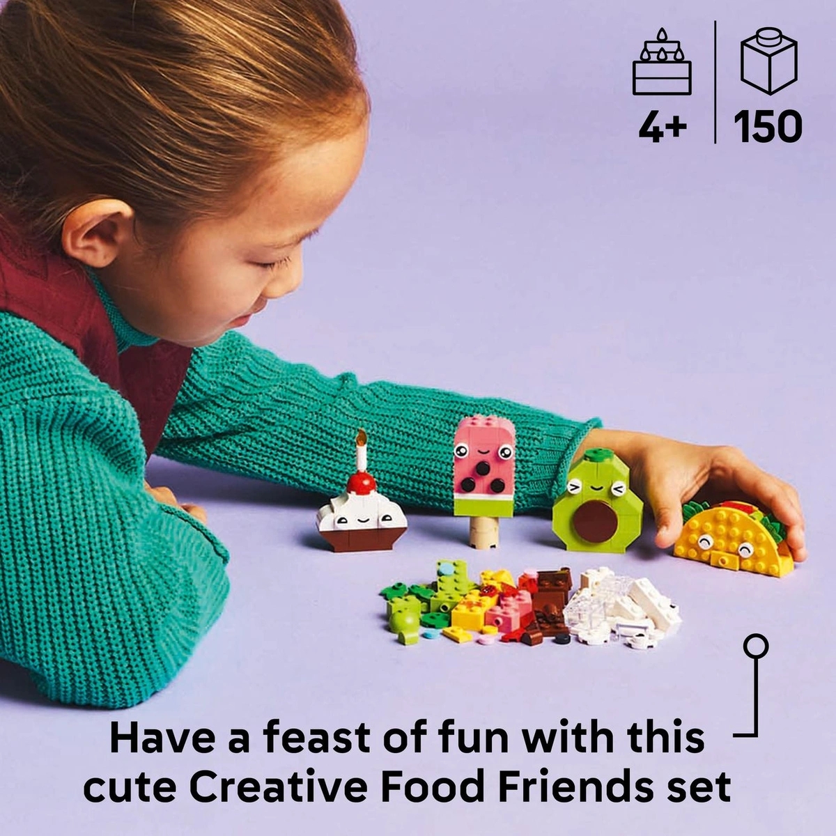 LEGO Classic Creative Food Friends Building Toy Set 11039