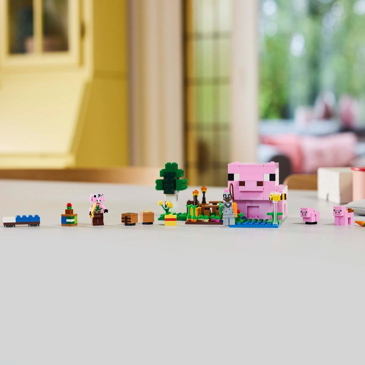 LEGO Minecraft The Baby Pig House with Animal Toys 21268
