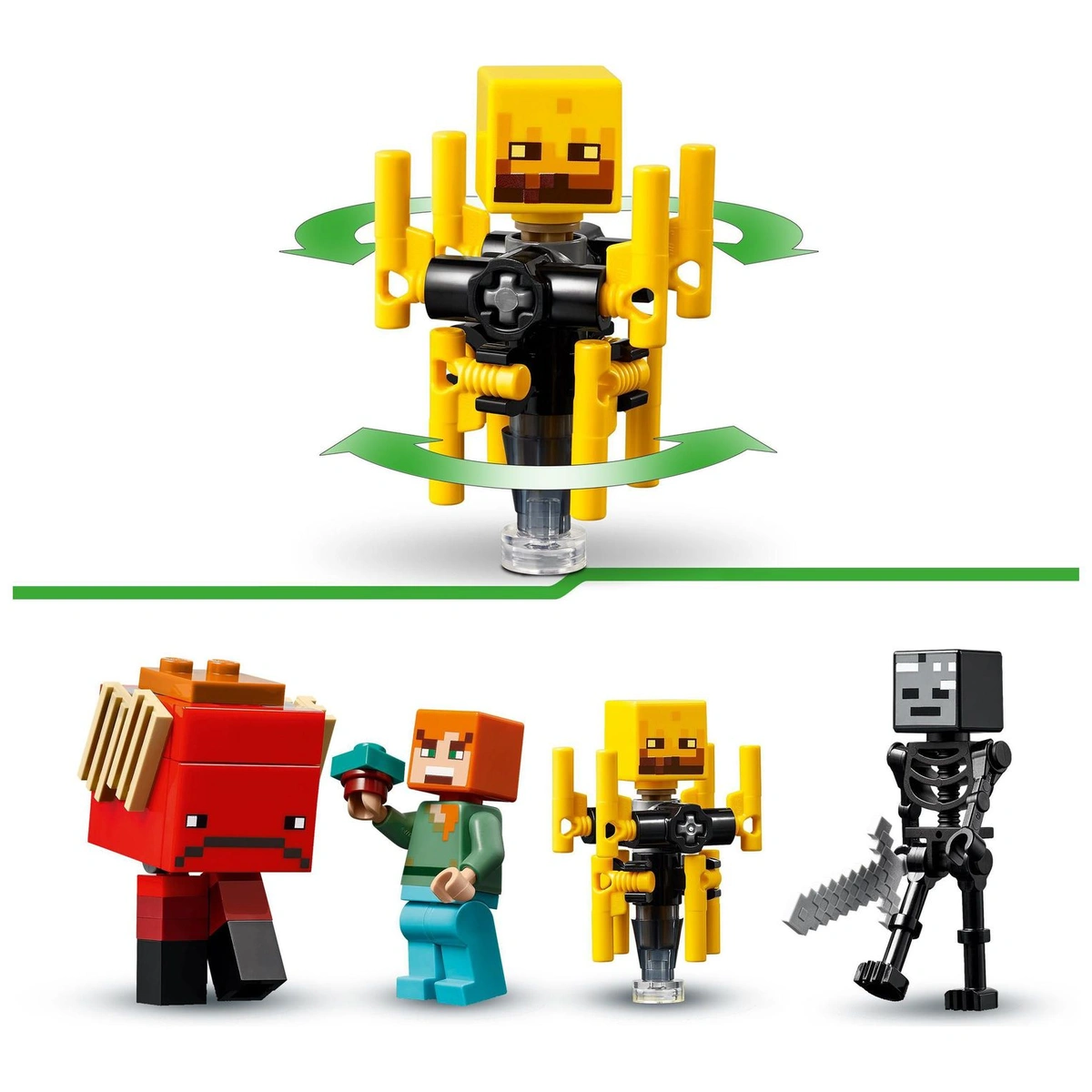 LEGO Minecraft The Nether Lava Battle Building Toy 21266