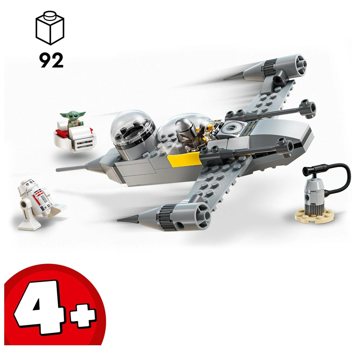LEGO Star Wars Mando and Grogu's N-1 Starfighter Set 75410