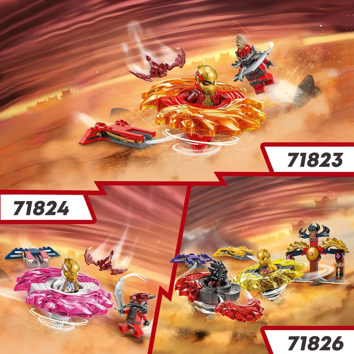 LEGO NINJAGO Sora's Dragon Spinjitzu Spinner Toy 71824