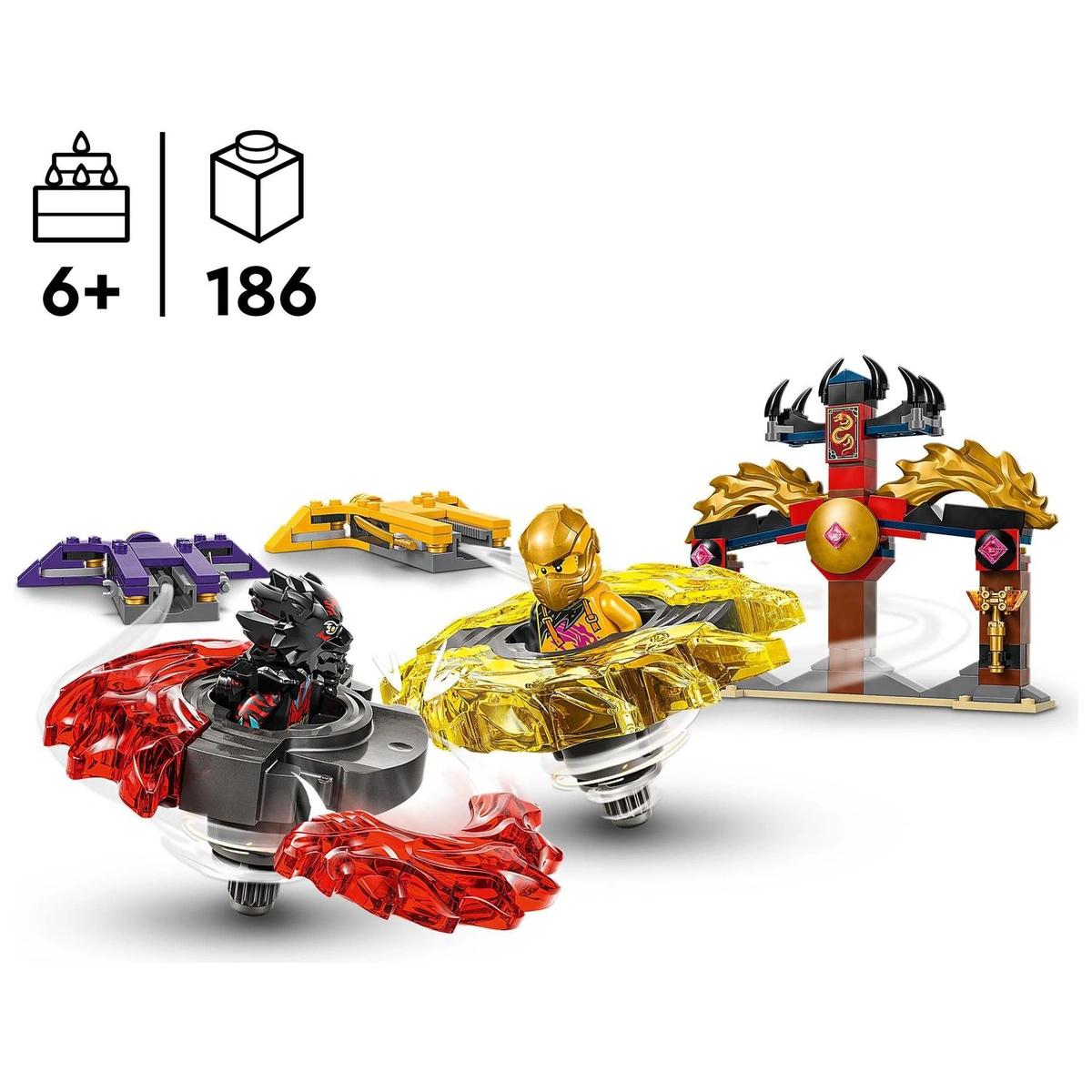 LEGO NINJAGO Dragon Spinjitzu Battle Pack Building Toy 71826