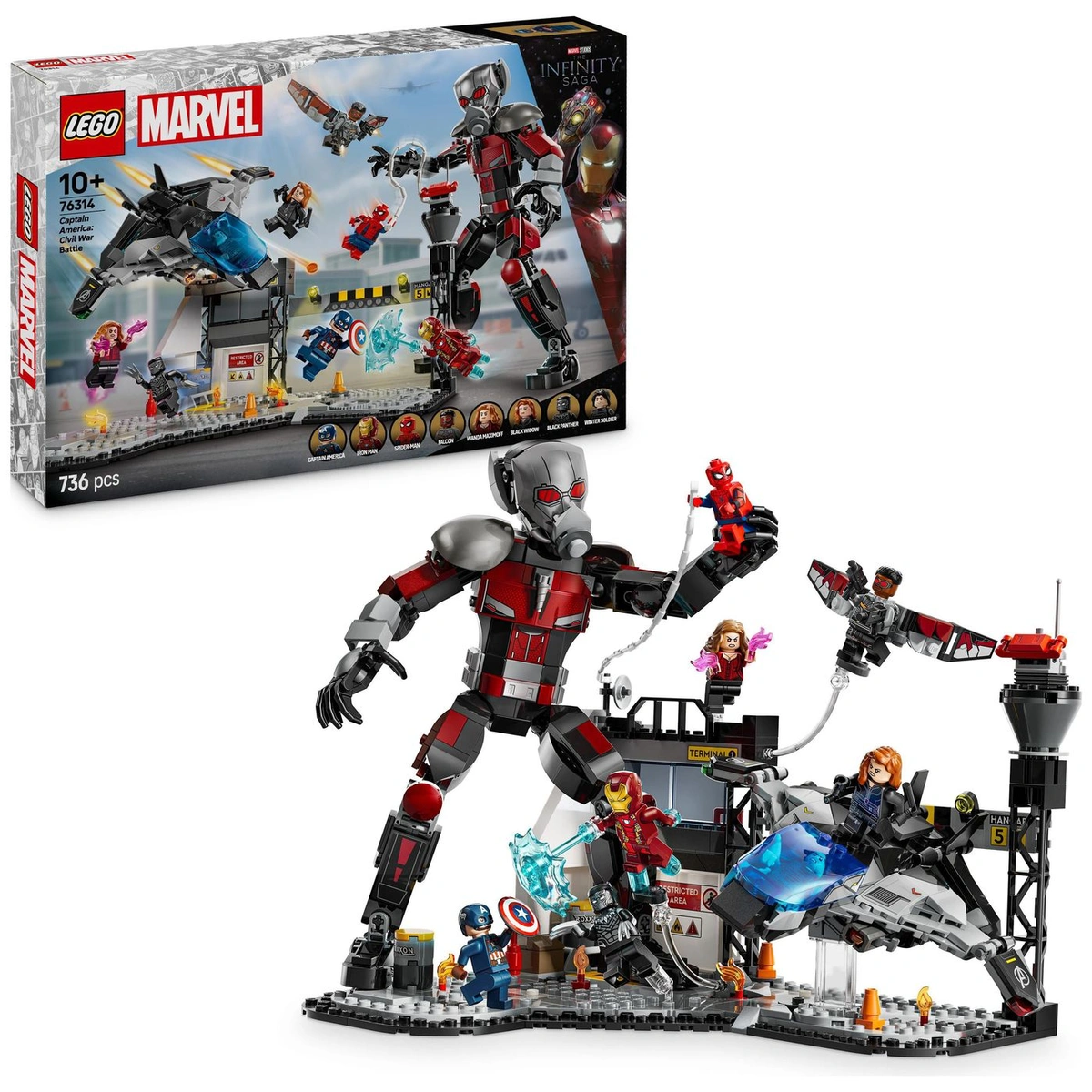 LEGO Marvel Captain America: Civil War Action Battle 76314
