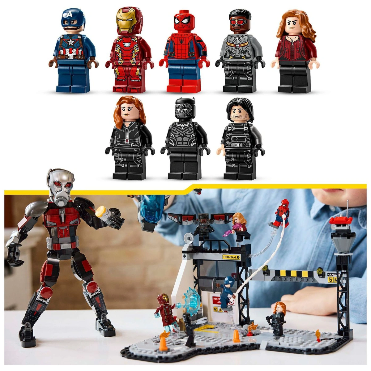 LEGO Marvel Captain America: Civil War Action Battle 76314