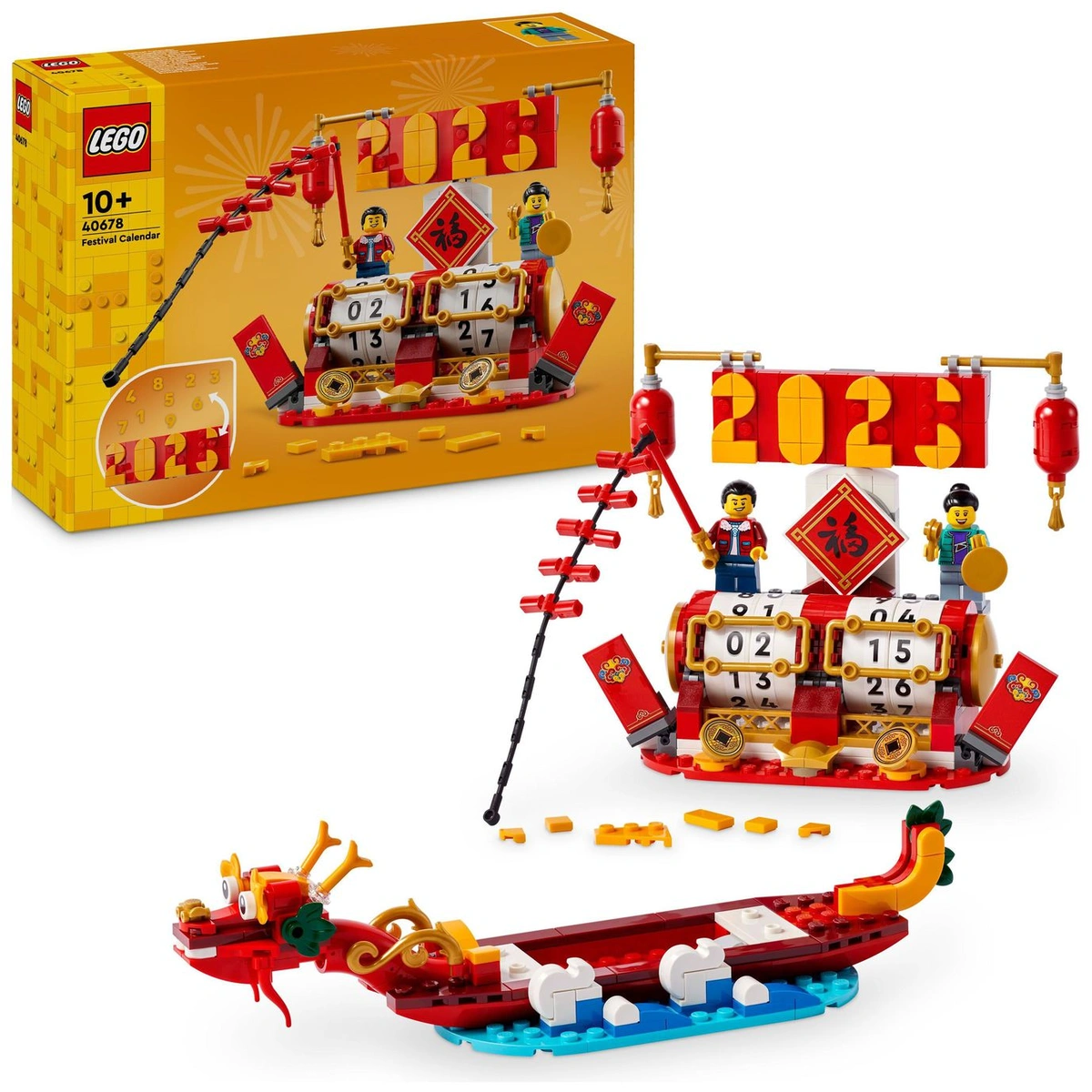 LEGO 2in1 Festival Calendar Creative Building Toy Set 40678