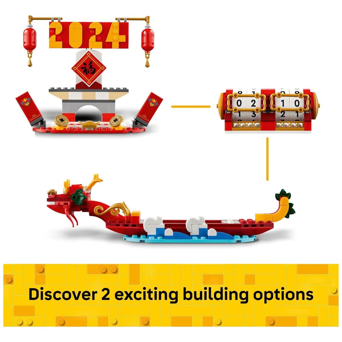 LEGO 2in1 Festival Calendar Creative Building Toy Set 40678