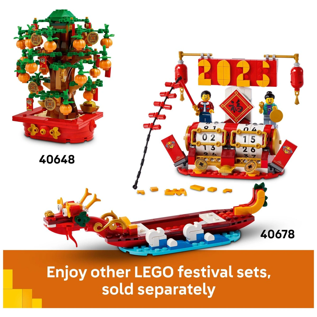 LEGO 2in1 Festival Calendar Creative Building Toy Set 40678