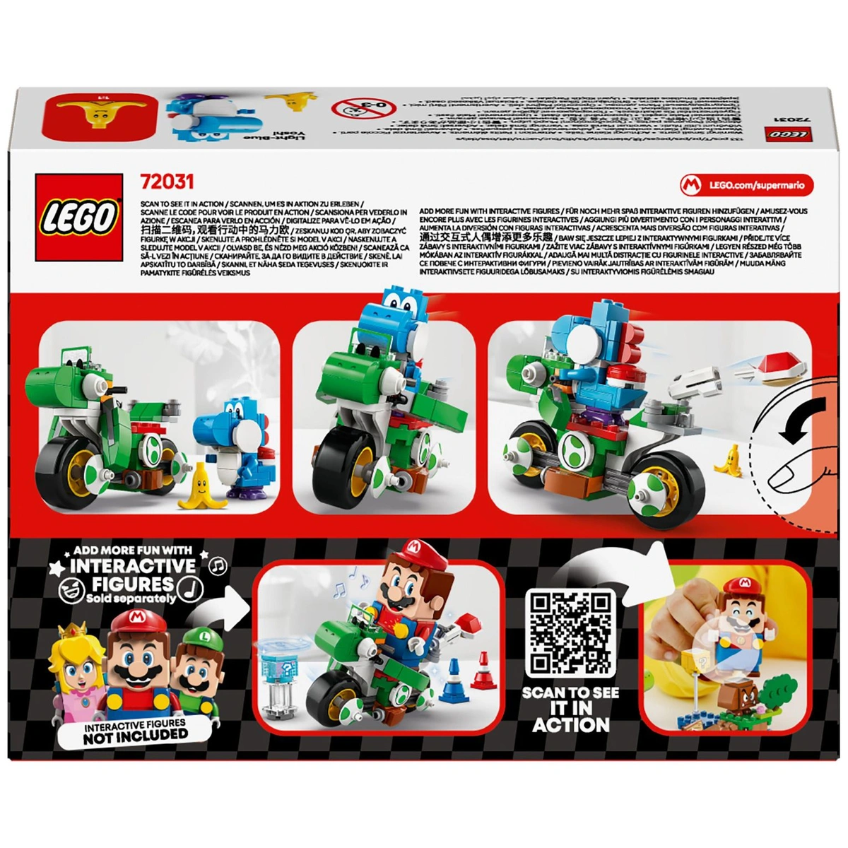 LEGO Super Mario: Mario Kart – Yoshi Bike Toy Set 72031
