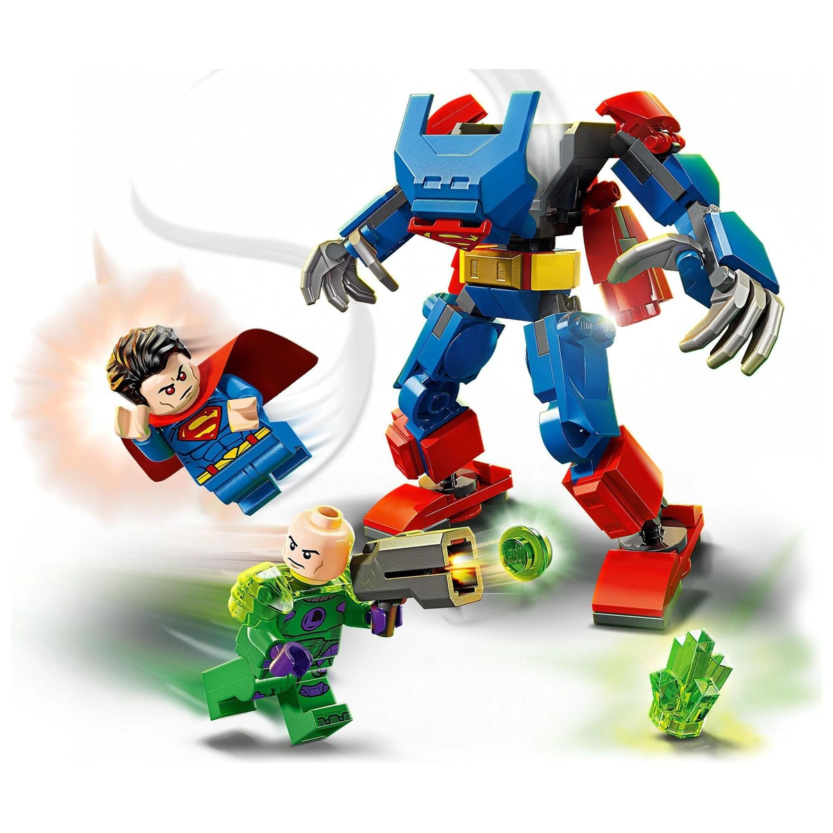 LEGO DC Superman Mech vs. Lex Luthor Super Hero Toy 76302