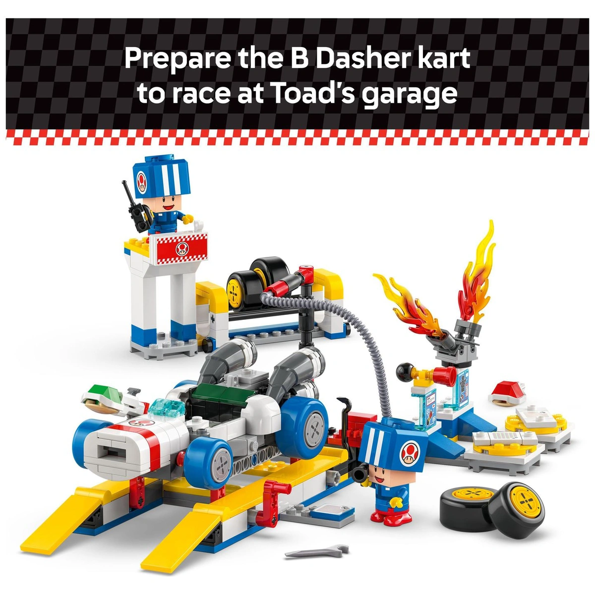 LEGO Super Mario: Mario Kart – Toad's Garage Toy Set 72035