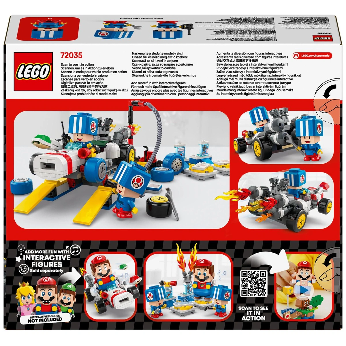 LEGO Super Mario: Mario Kart – Toad's Garage Toy Set 72035