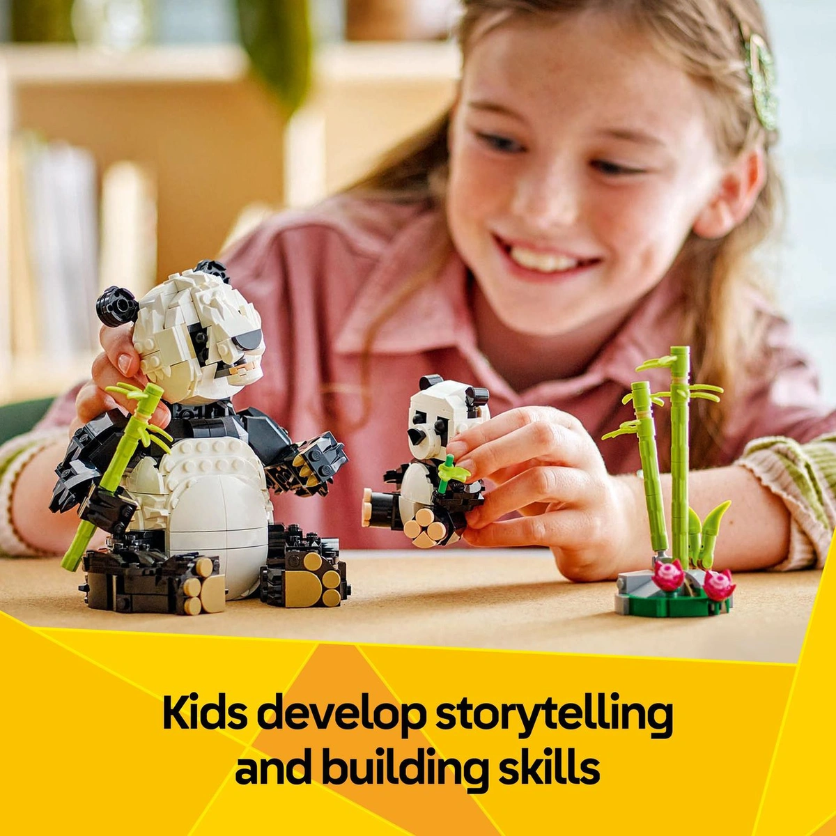 LEGO Creator 3in1 Wild Animals: Panda Family Toy Set 31165