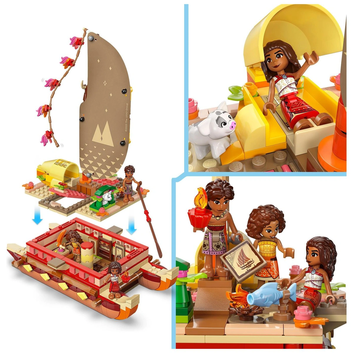 LEGO Disney Princess Moana's Adventure Canoe Set 43270