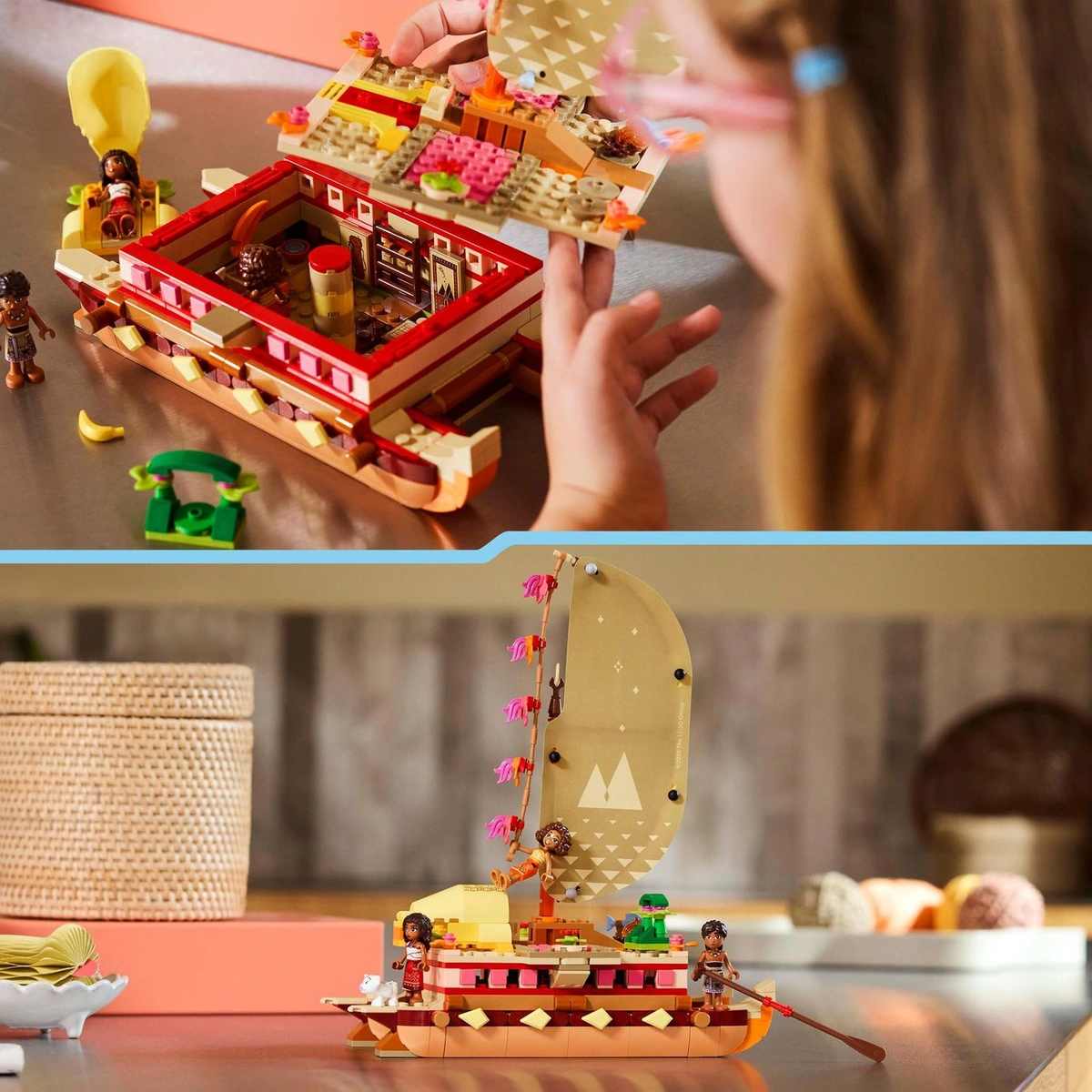 LEGO Disney Princess Moana's Adventure Canoe Set 43270