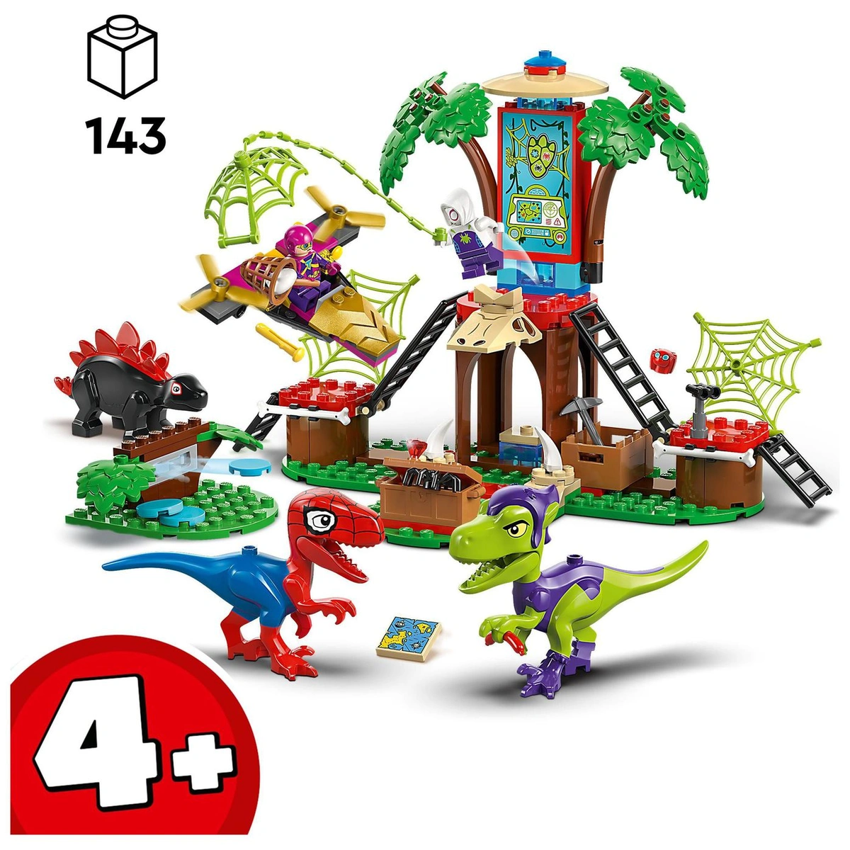 LEGO Marvel Spidey & Gobby's Raptor Battle, Tree House 11200