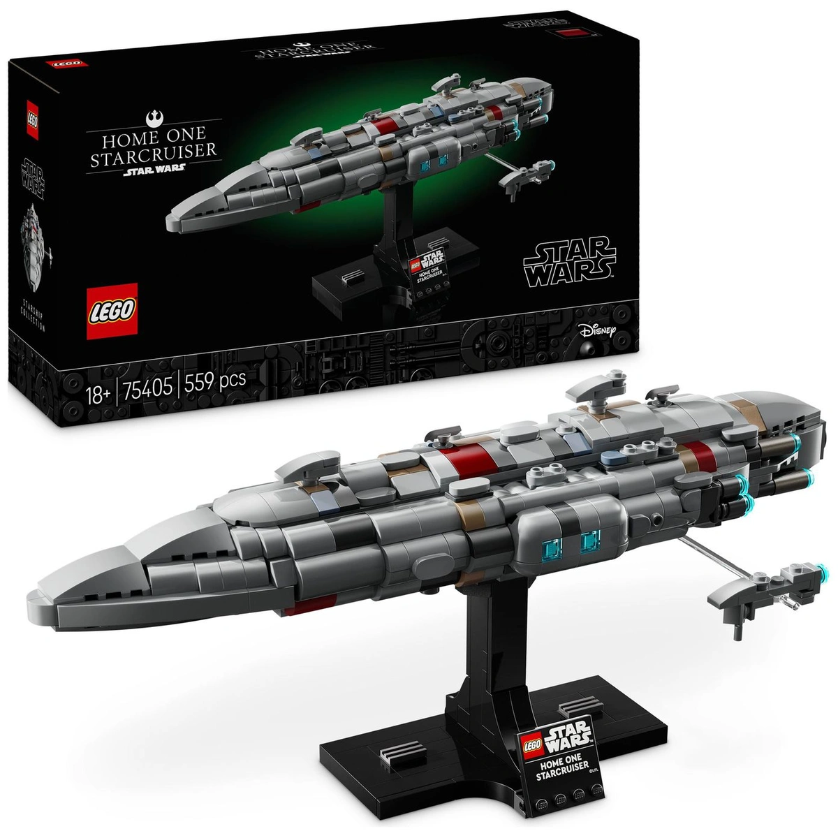LEGO Star Wars Home One Starcruiser Set for Adults 75405
