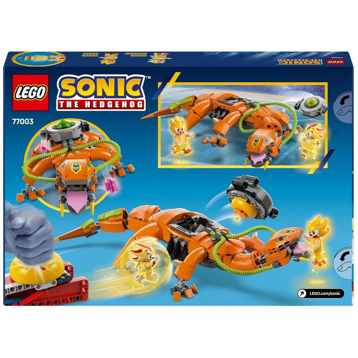 LEGO Sonic the Hedgehog Super Shadow vs. Biolizard Set 77003